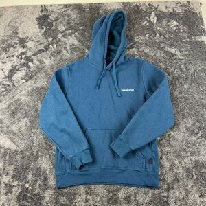 Patagonia Fitz Roy Icon Uprisal Hoodie Blue Sweatshirt Fleece XS/S Pullover